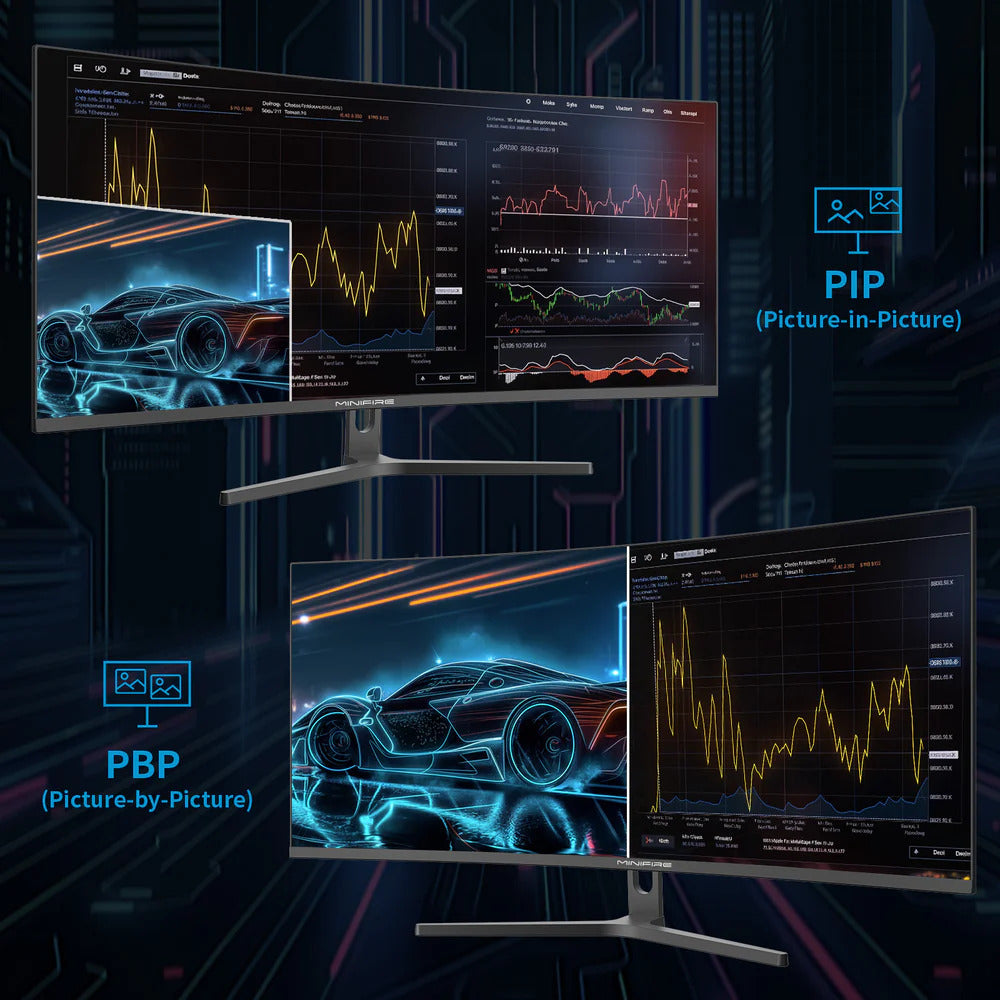 Minifire MFG34C5Q – Écran PC Gamer 34″ UWQHD 165Hz Incurvé